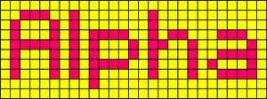 Alpha pattern #696 variation #72503