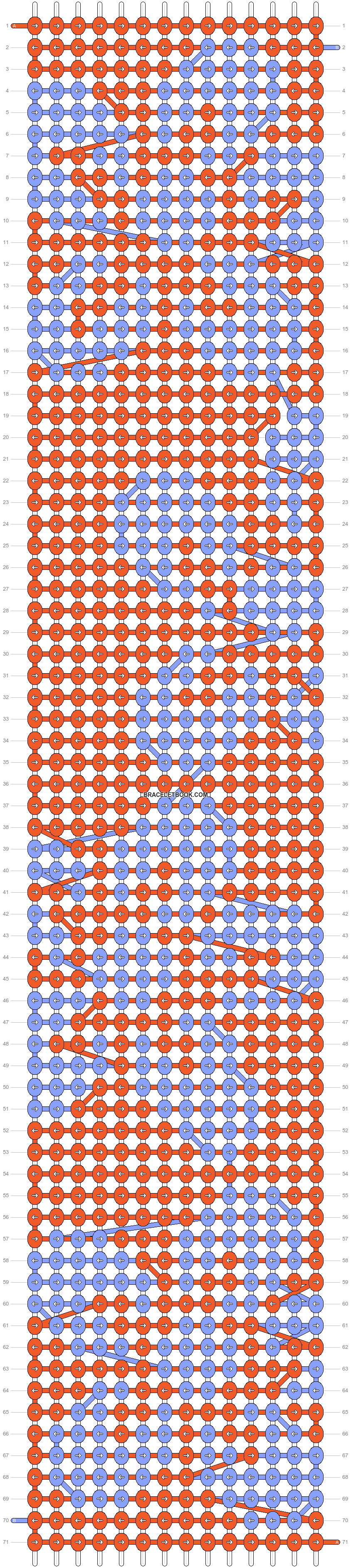 Alpha pattern #4847 variation #75075 pattern