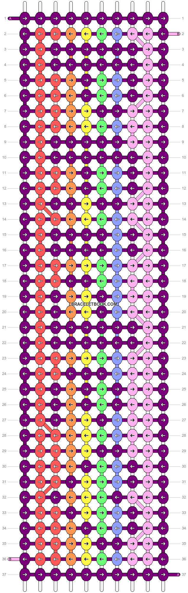 Alpha pattern #2456 variation #75879 pattern