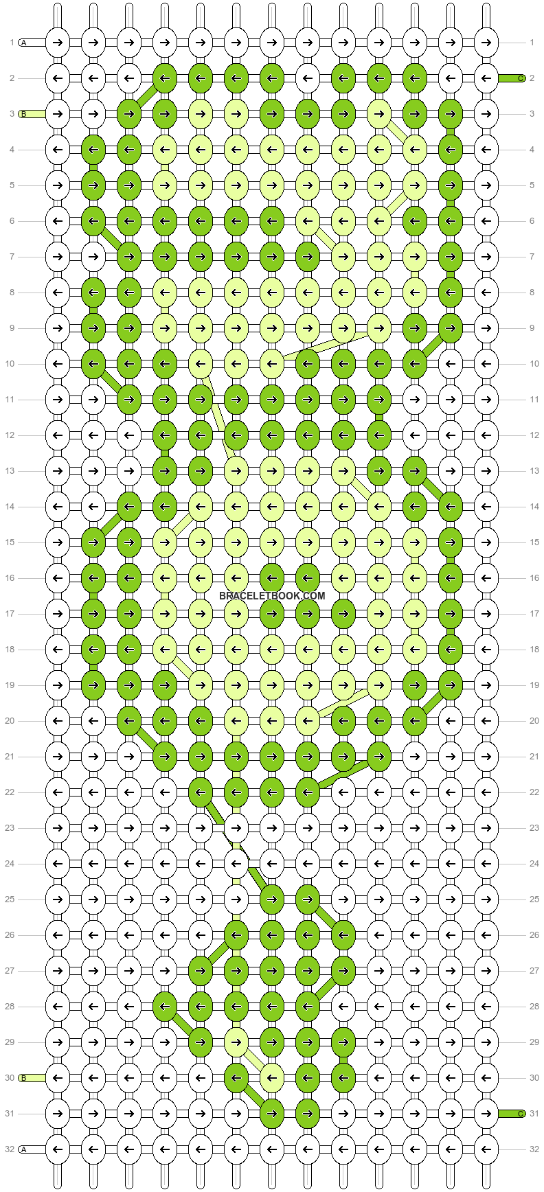 Alpha pattern #46000 variation #76195 pattern