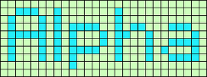 Alpha pattern #696 variation #76330
