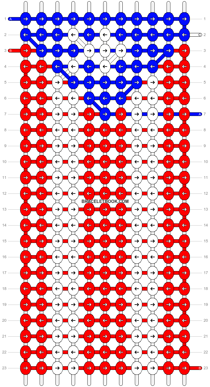 Alpha pattern #6122 variation #76446 pattern