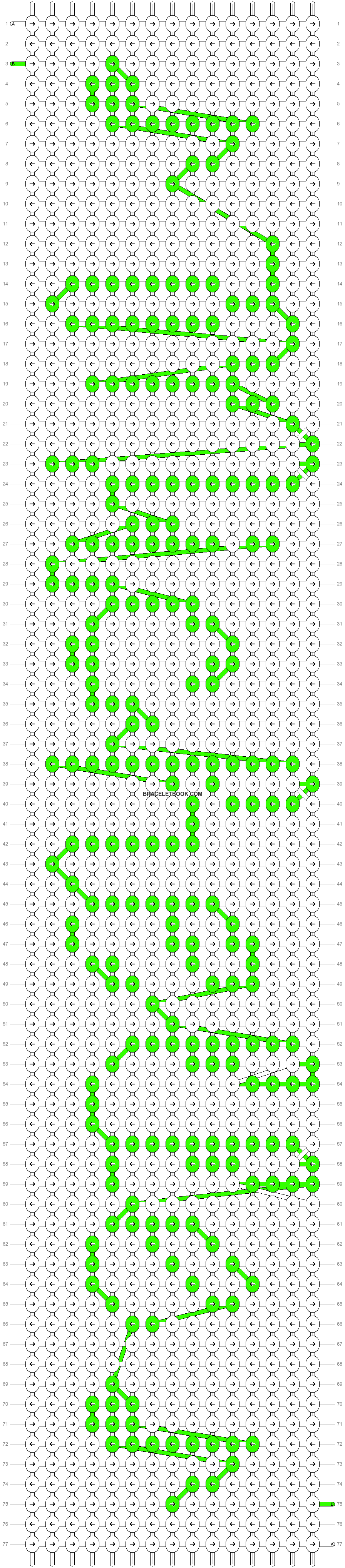 Alpha pattern #6189 variation #76484 pattern