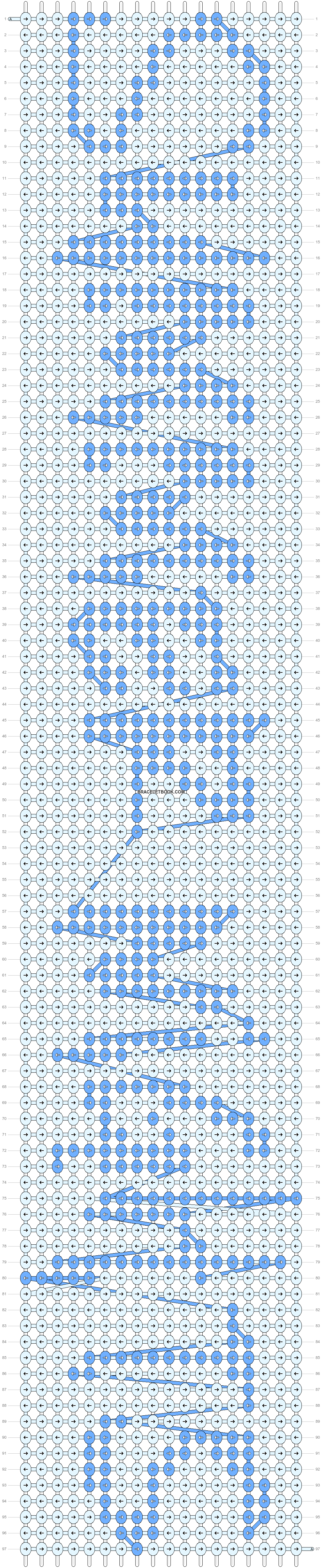 Alpha pattern #6265 variation #80100 pattern