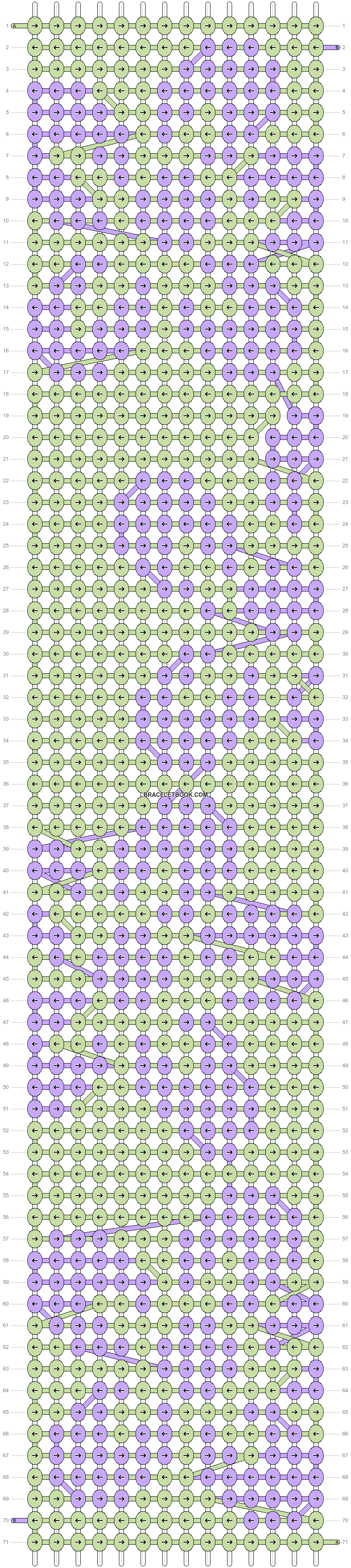 Alpha pattern #4847 variation #80783 pattern