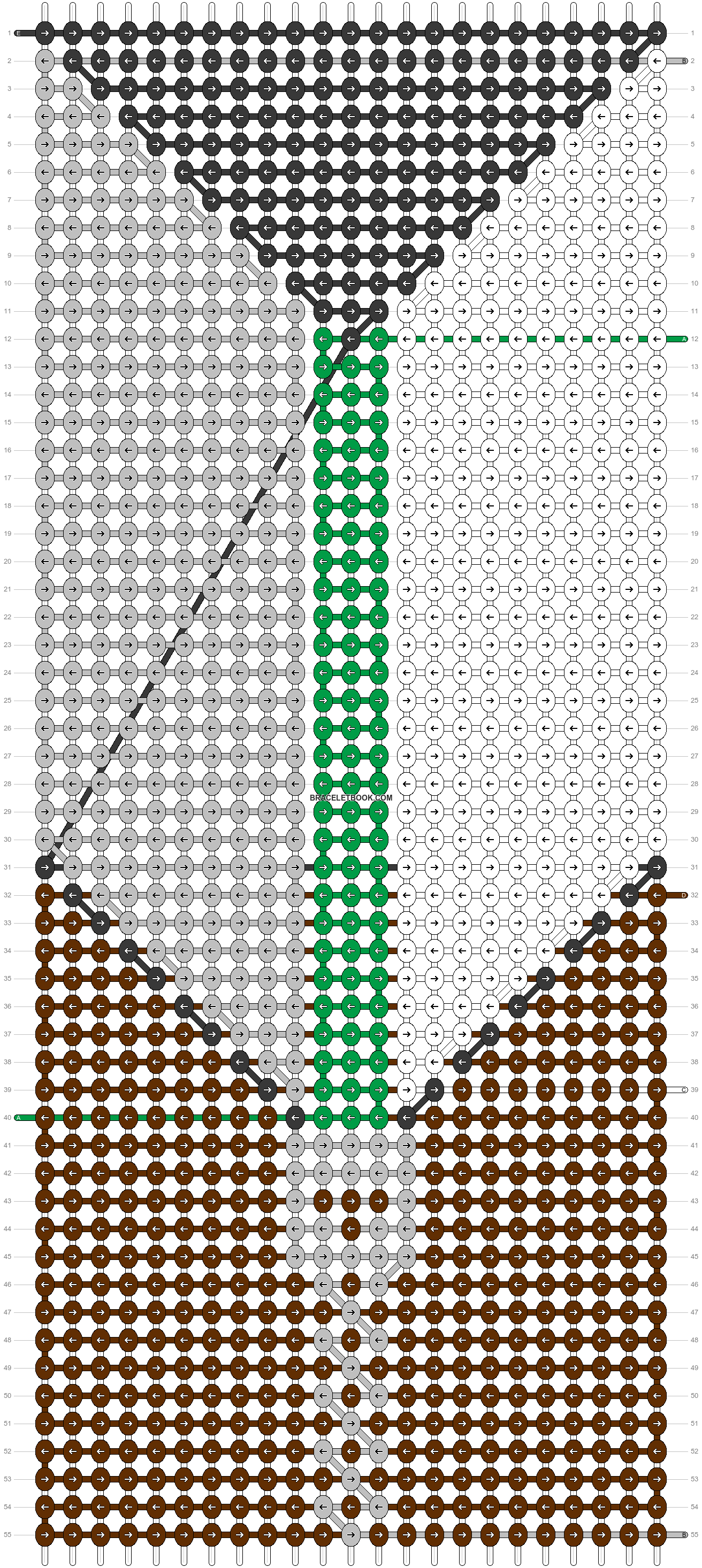 Alpha pattern #52200 variation #84225 pattern