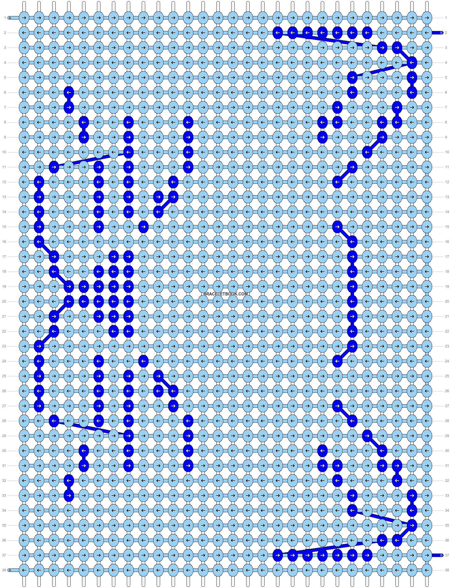 Alpha pattern #52005 variation #85026 pattern