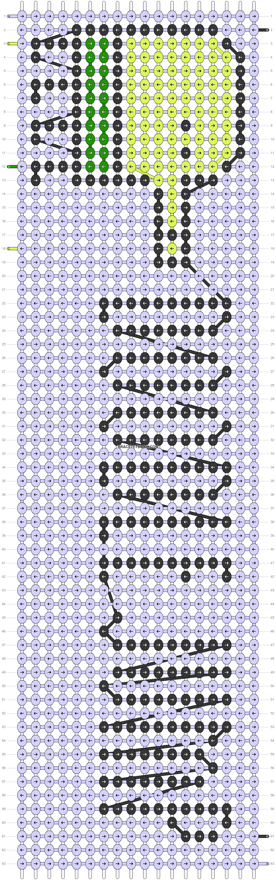Alpha pattern #11133 variation #85692 pattern