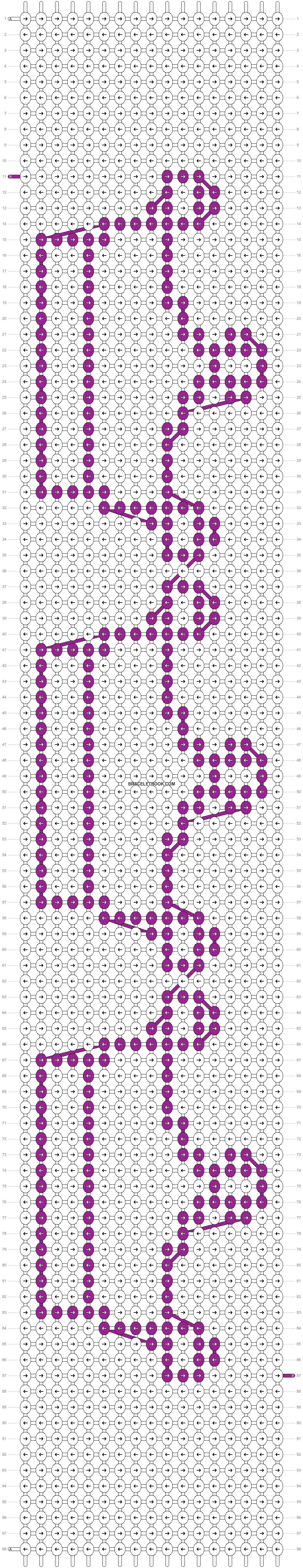 Alpha pattern #53005 variation #86805 pattern