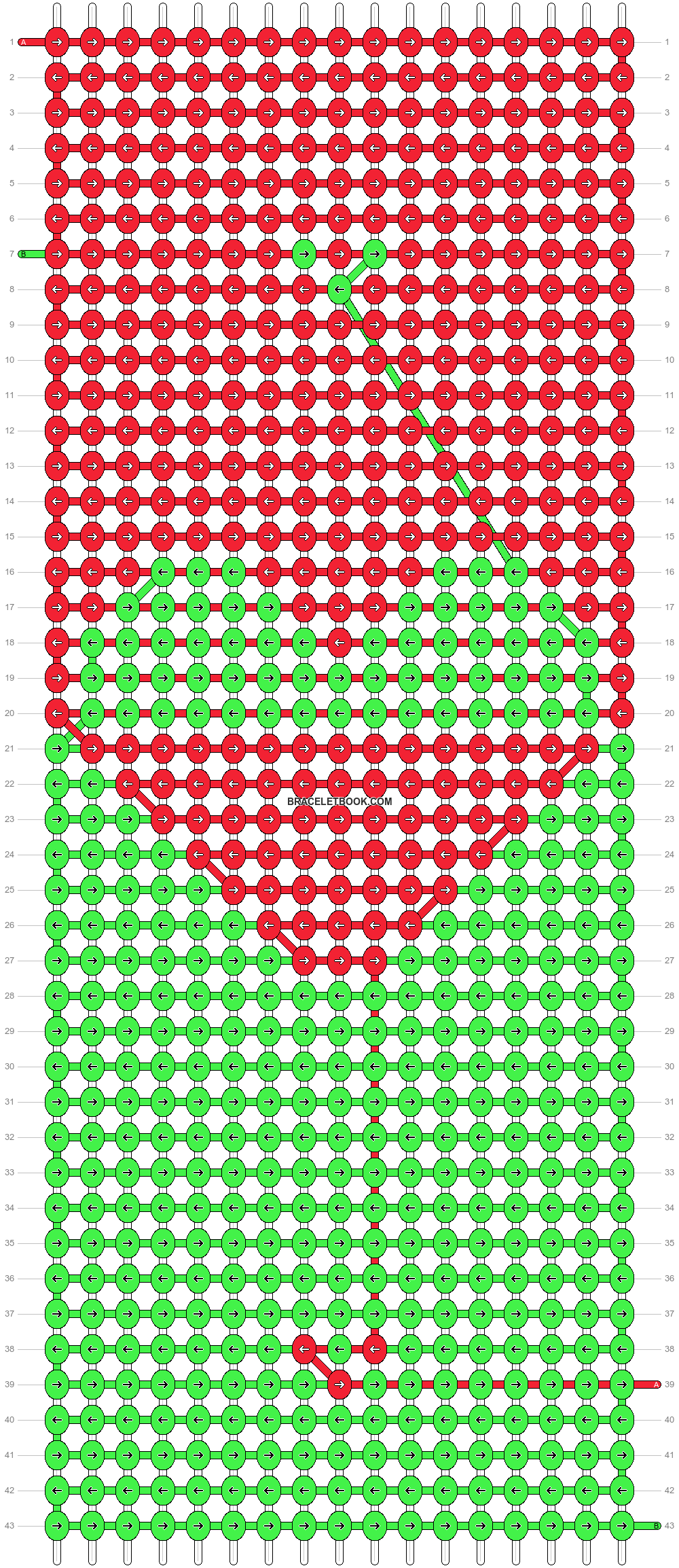 Alpha pattern #53640 variation #89633 pattern