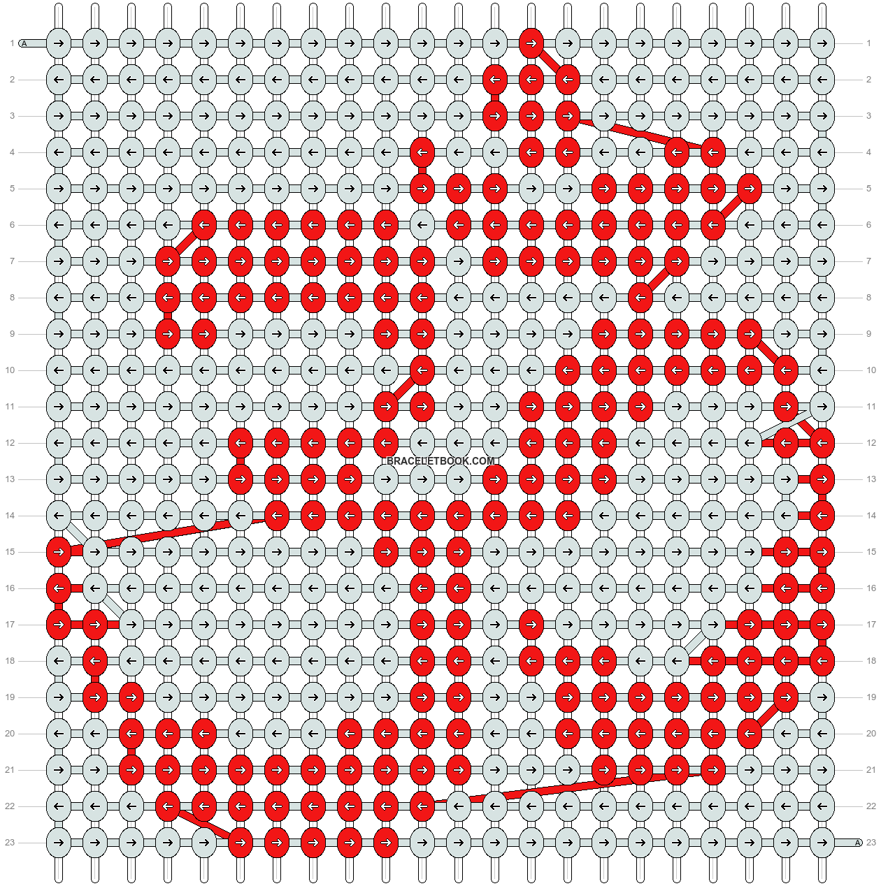 Alpha pattern #893 variation #90100 pattern