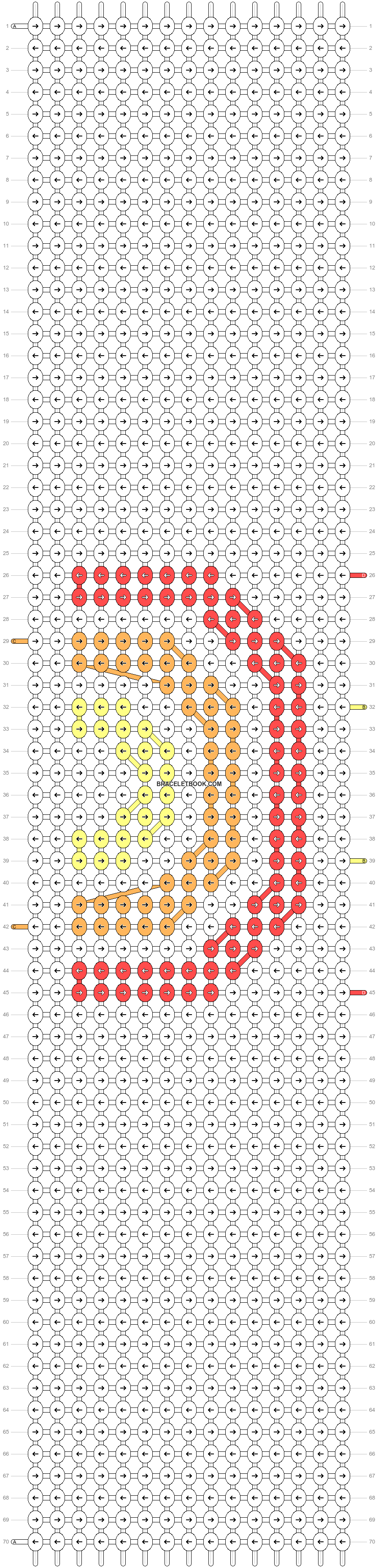Alpha pattern #54001 variation #91009 pattern