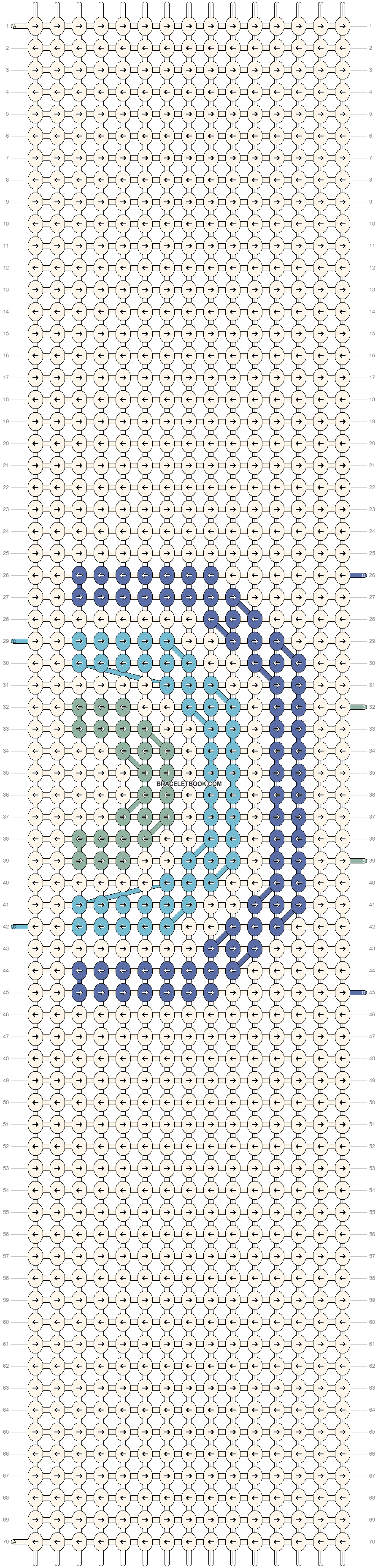 Alpha pattern #54001 variation #91013 pattern