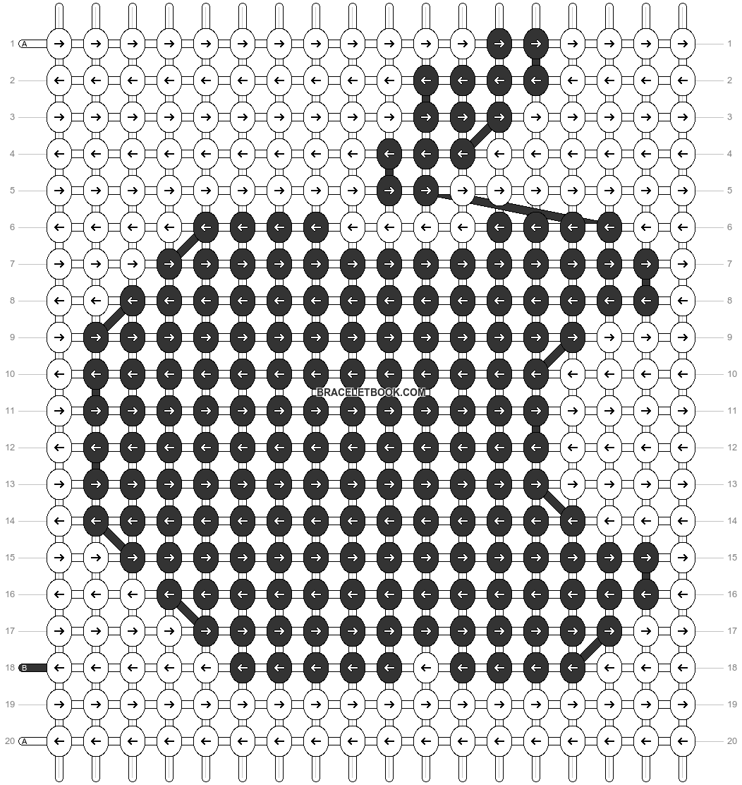 Alpha pattern #7276 variation #91763 pattern