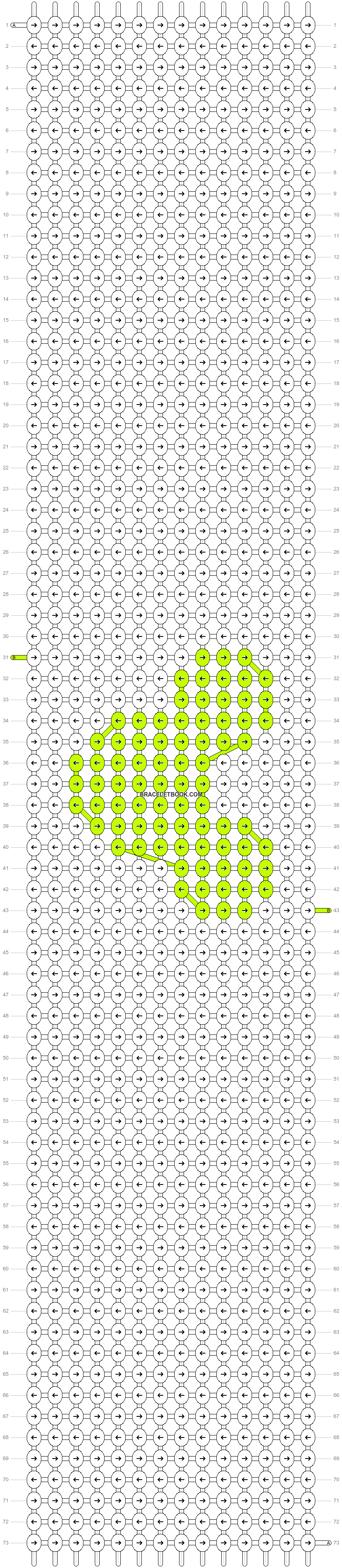 Alpha pattern #54139 variation #92355 pattern