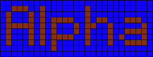 Alpha pattern #696 variation #93933