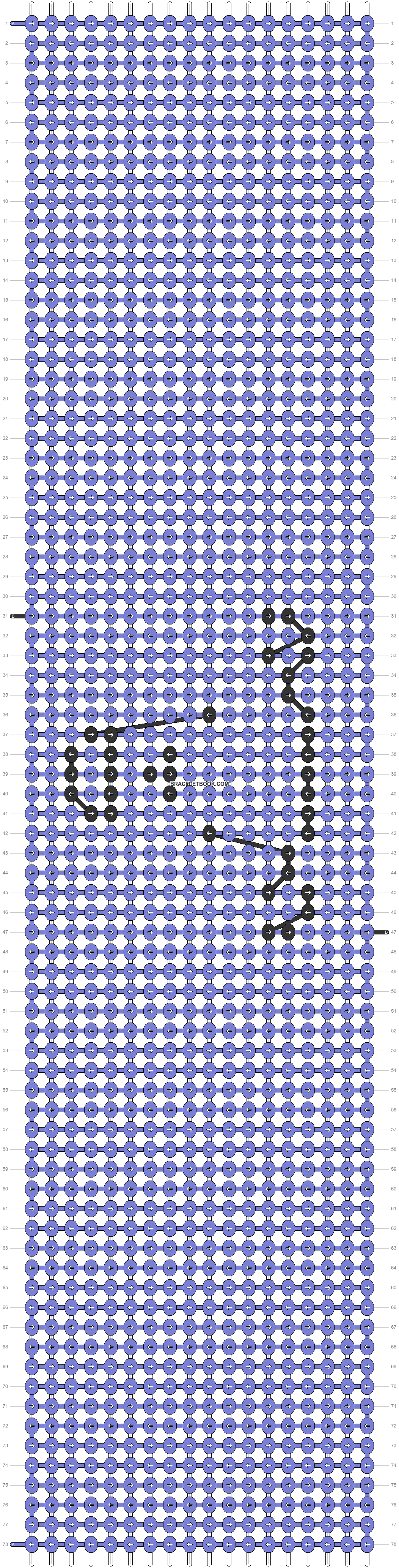 Alpha pattern #48015 variation #94025 pattern