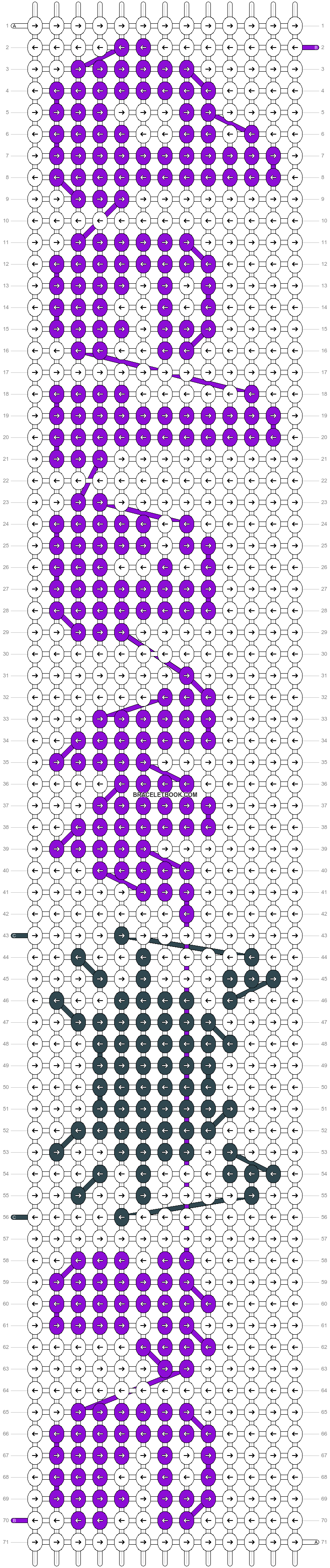 Alpha pattern #55146 variation #95243 pattern