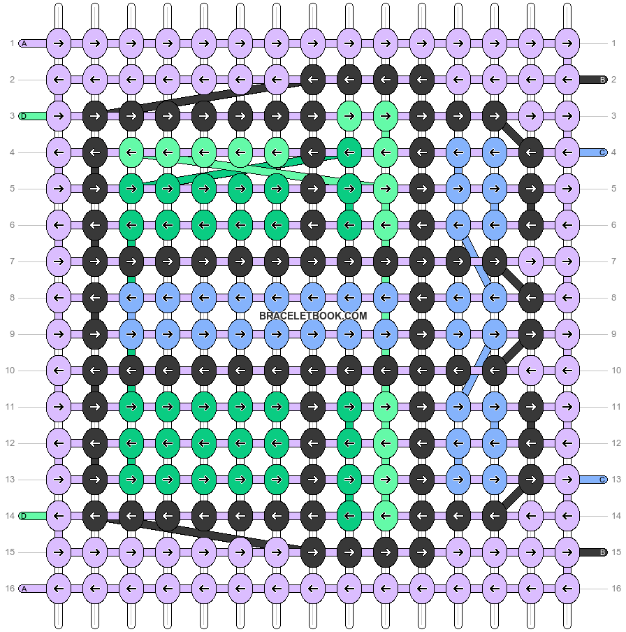 Alpha pattern #5736 variation #95515 pattern