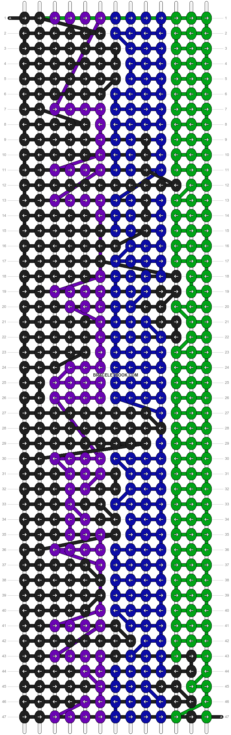 Alpha pattern #55205 variation #95828 pattern