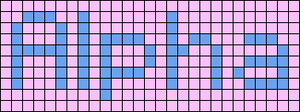 Alpha pattern #696 variation #95855