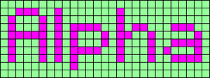 Alpha pattern #696 variation #98891