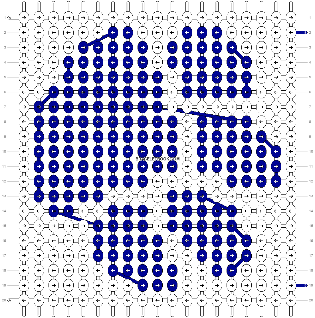 Alpha pattern #5610 variation #99685 pattern