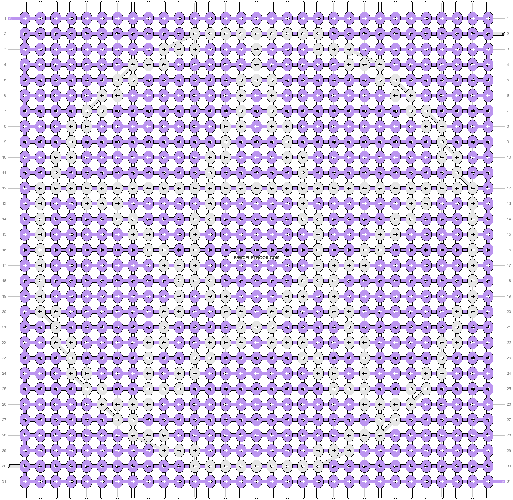 Alpha pattern #27740 variation #99740 pattern