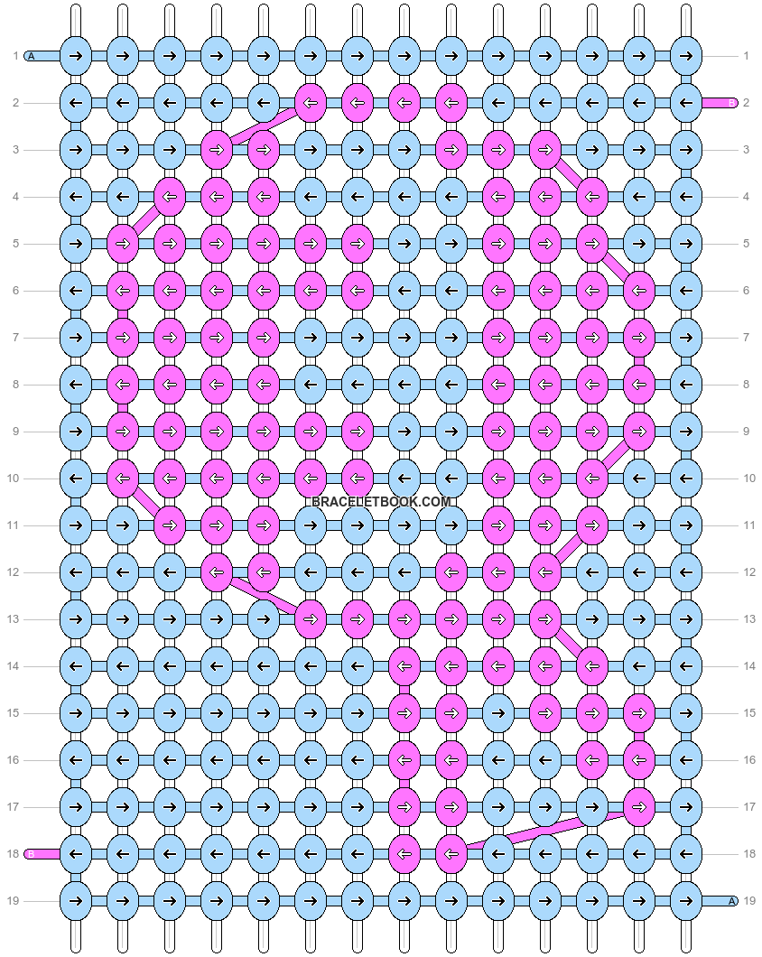 Alpha pattern #208 variation #100510 pattern