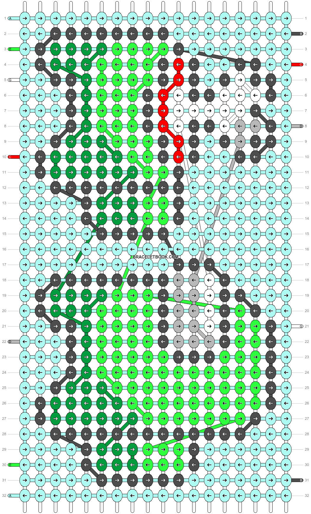 Alpha pattern #57501 variation #100954 pattern