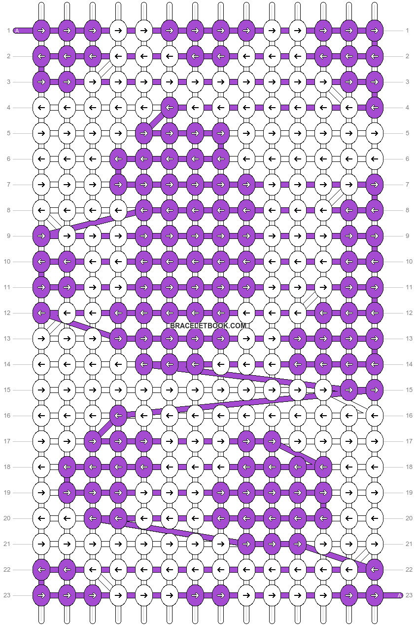 Alpha pattern #1877 variation #104679 pattern