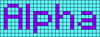 Alpha pattern #696 variation #108280