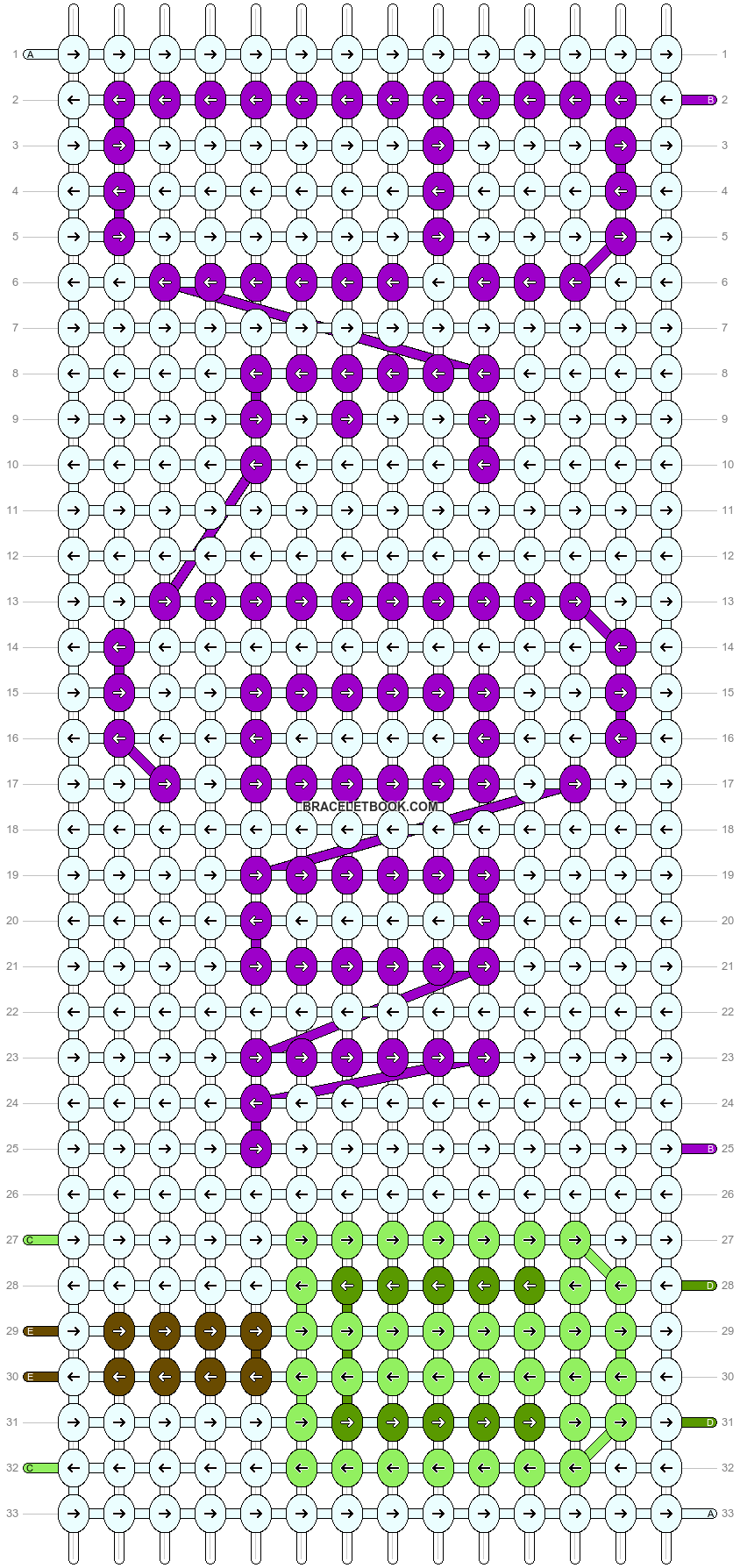 Alpha pattern #61290 variation #110052 pattern