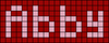 Alpha pattern #3748 variation #110546