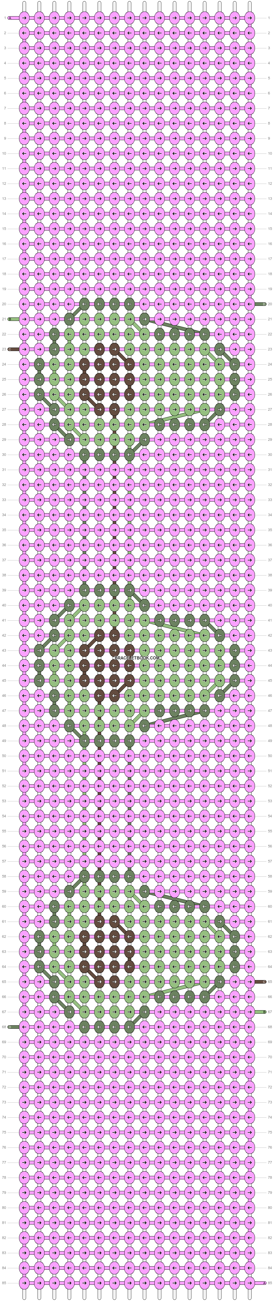 Alpha pattern #61600 variation #112070 pattern
