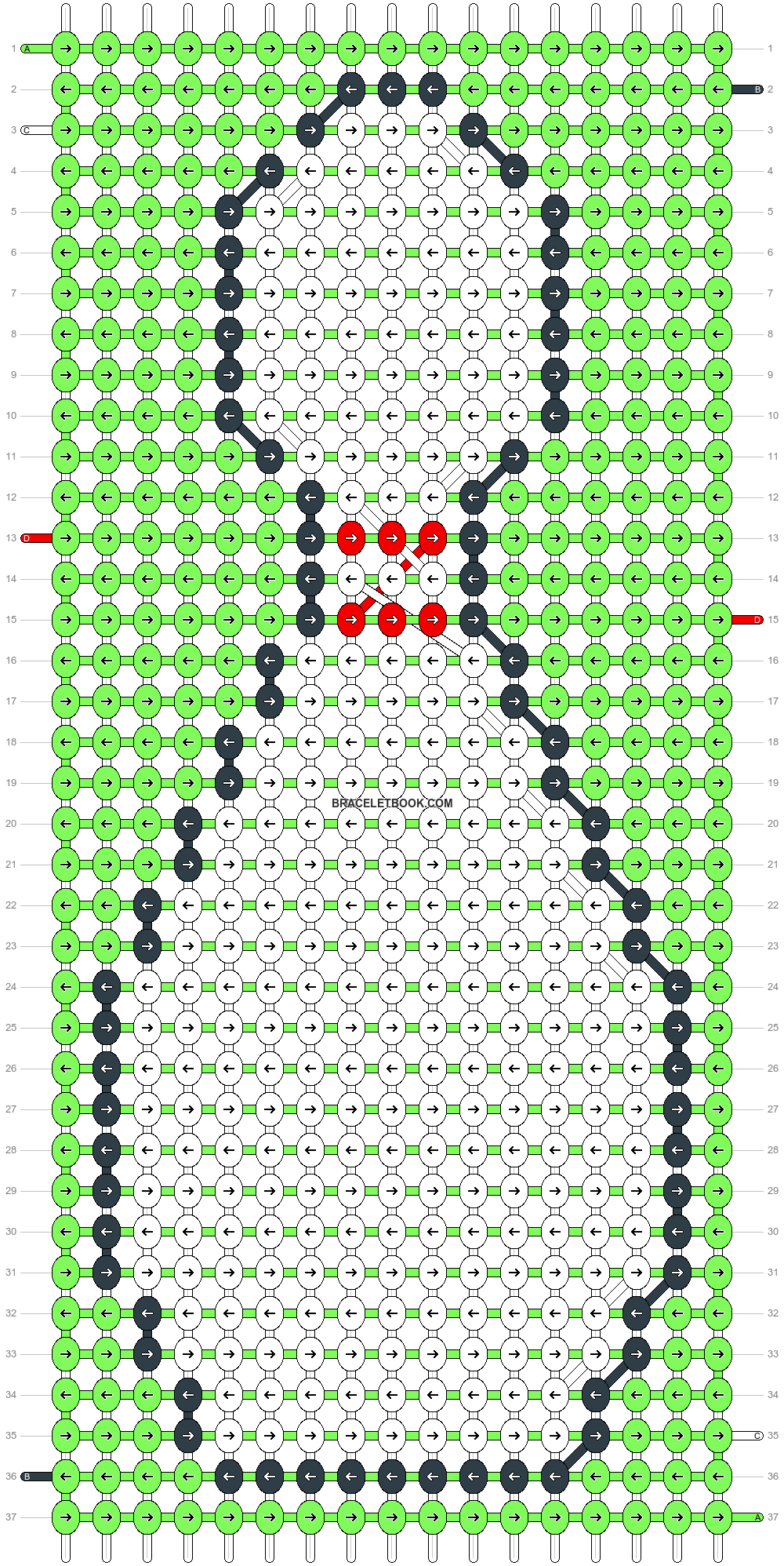 Alpha pattern #61613 variation #119448 pattern