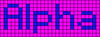 Alpha pattern #696 variation #121347