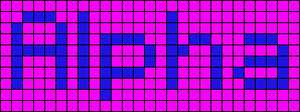 Alpha pattern #696 variation #121347