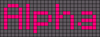 Alpha pattern #696 variation #122419