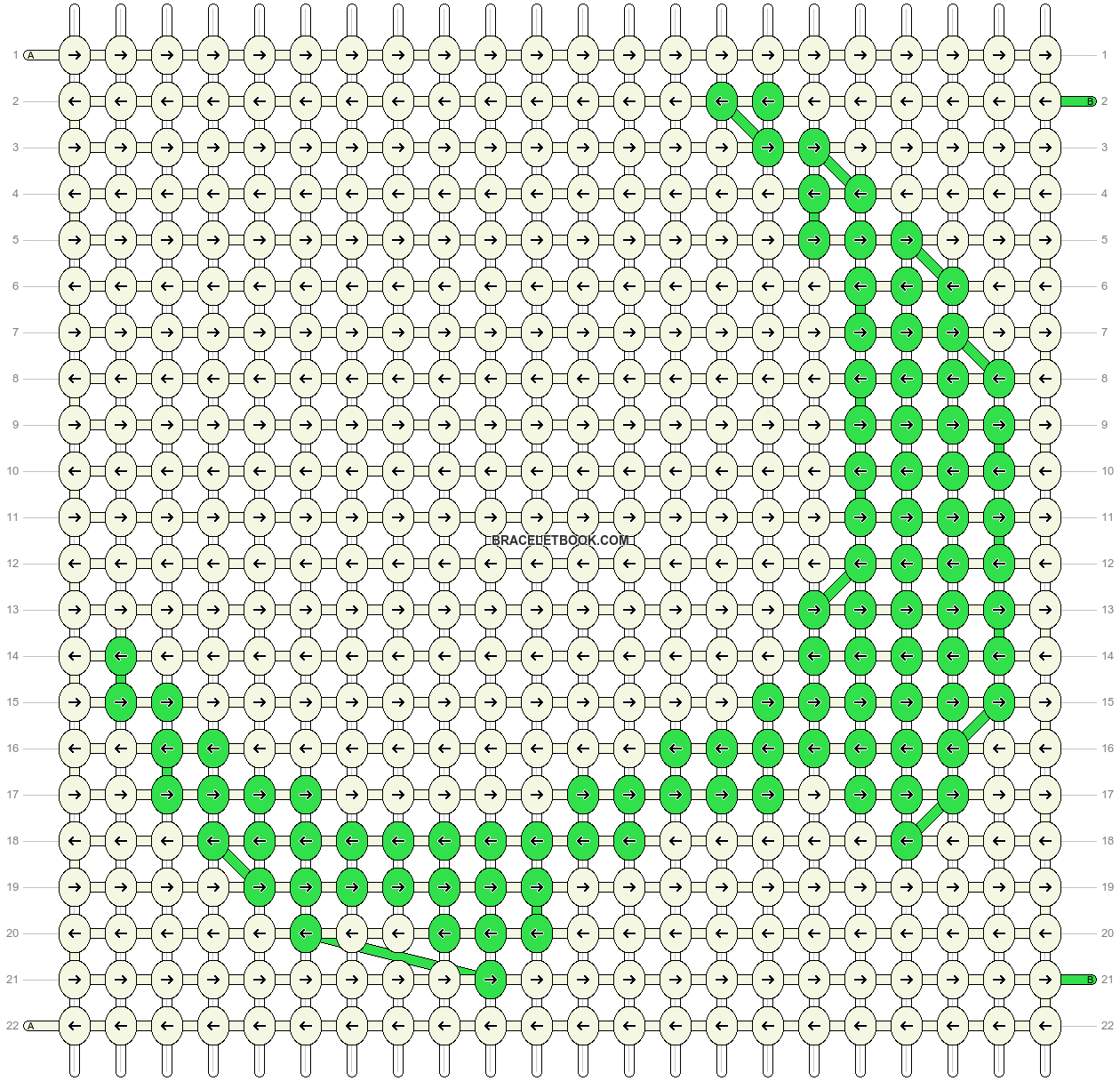 Alpha pattern #64023 variation #124360 pattern