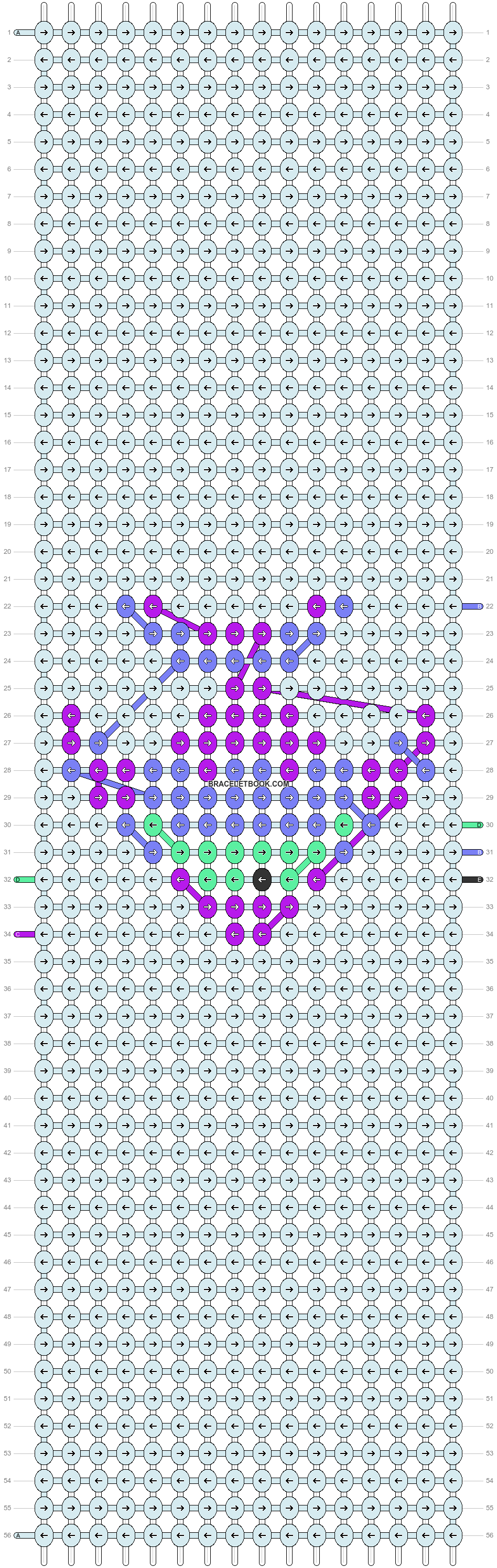 Alpha pattern #54621 variation #124616 pattern