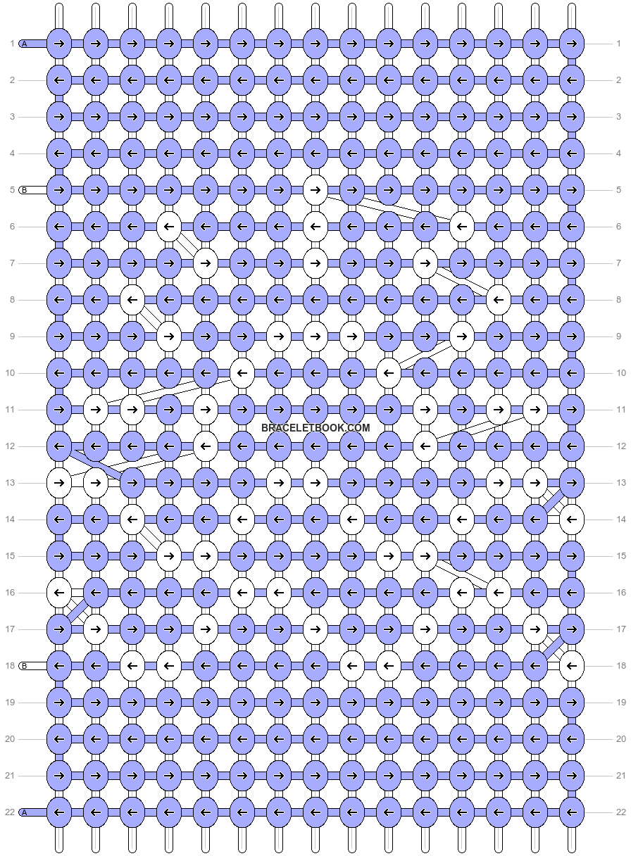 Alpha pattern #67405 variation #124652 pattern