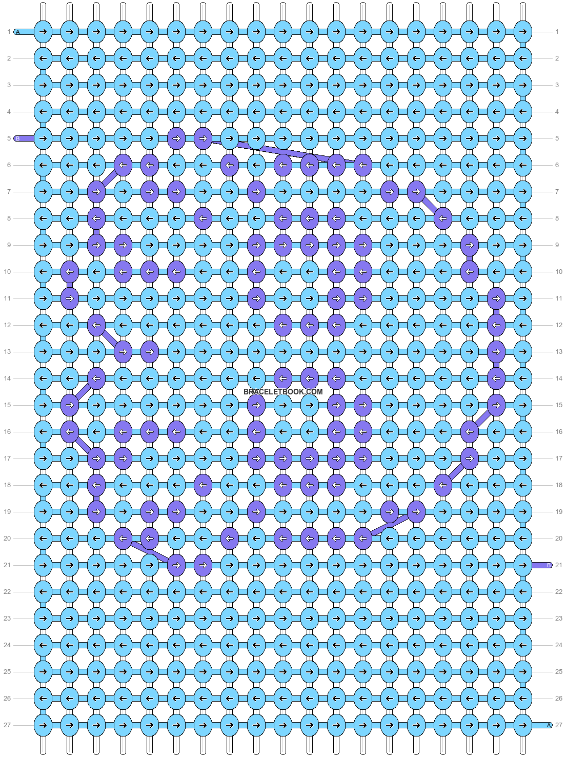 Alpha pattern #3624 variation #128428 pattern