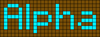 Alpha pattern #696 variation #129125