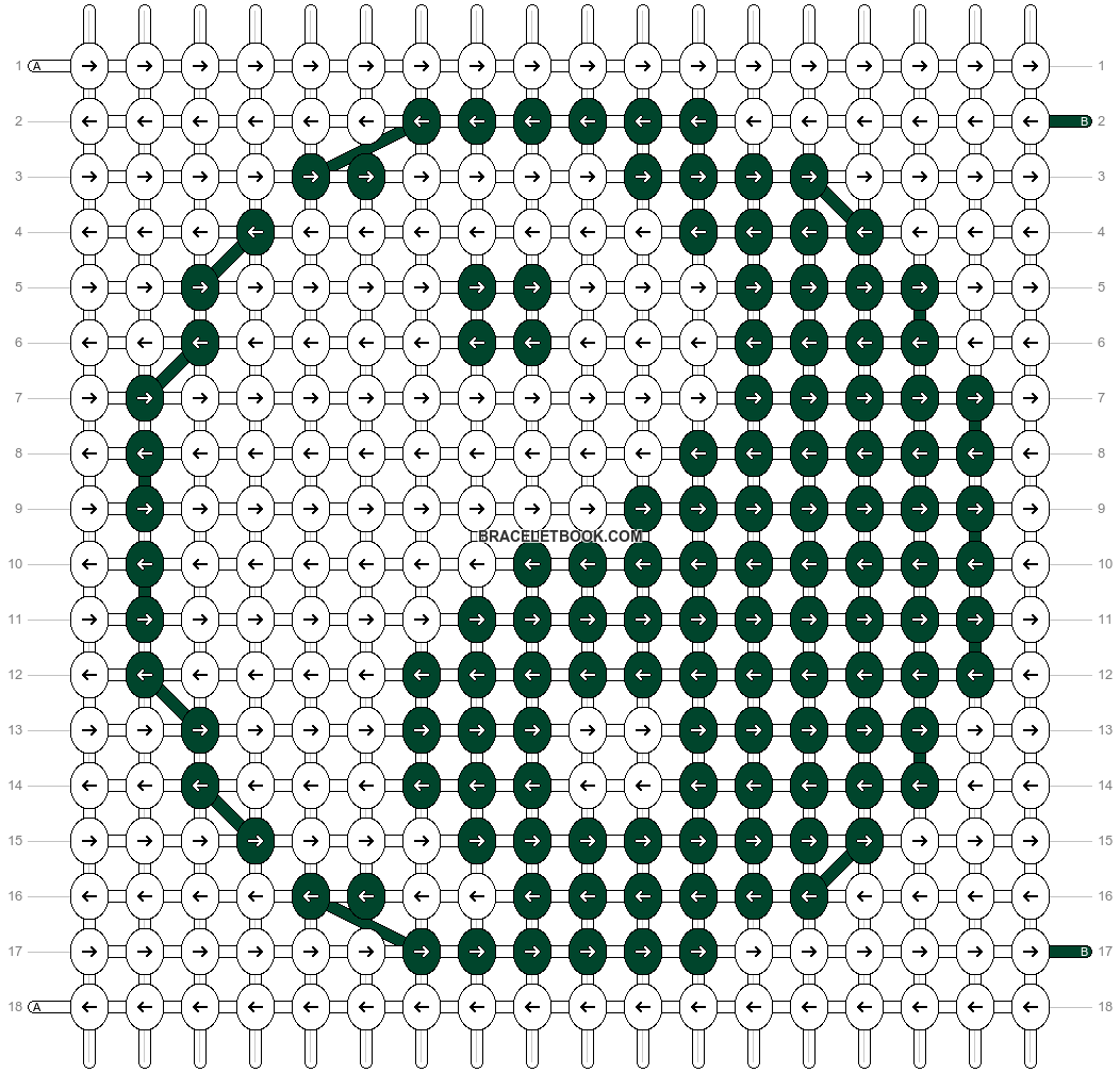 Alpha pattern #5044 variation #129925 pattern