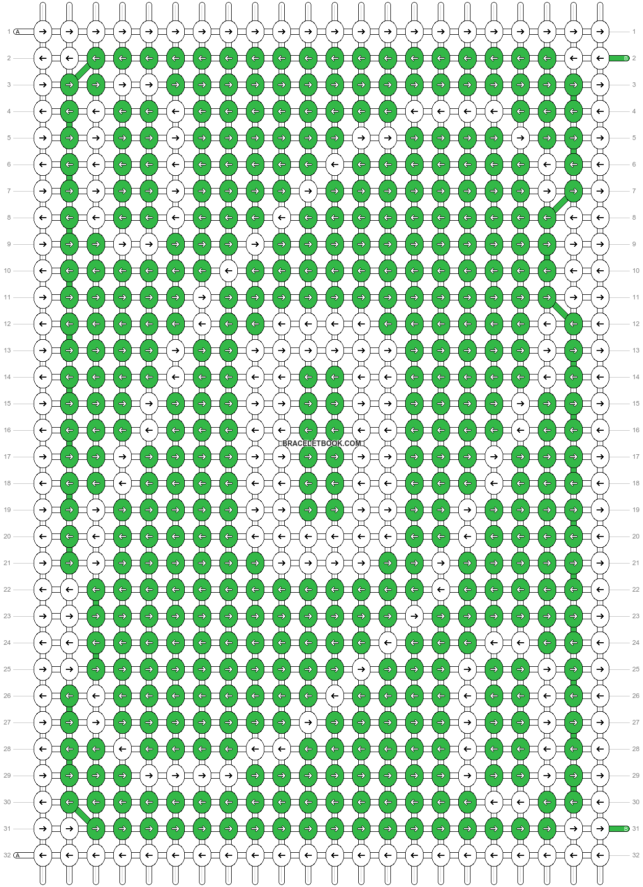 Alpha pattern #70546 variation #130029 pattern
