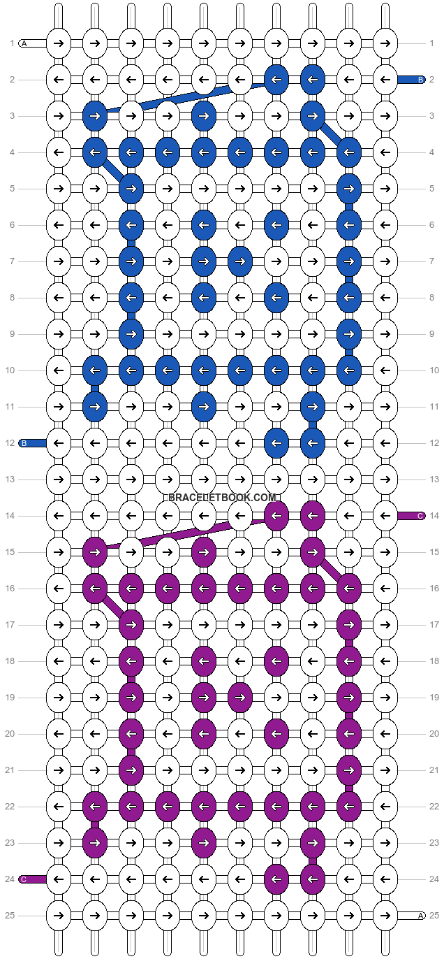 Alpha pattern #5676 variation #134475 pattern