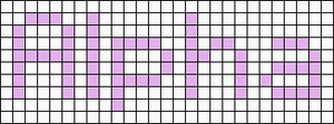 Alpha pattern #696 variation #139101