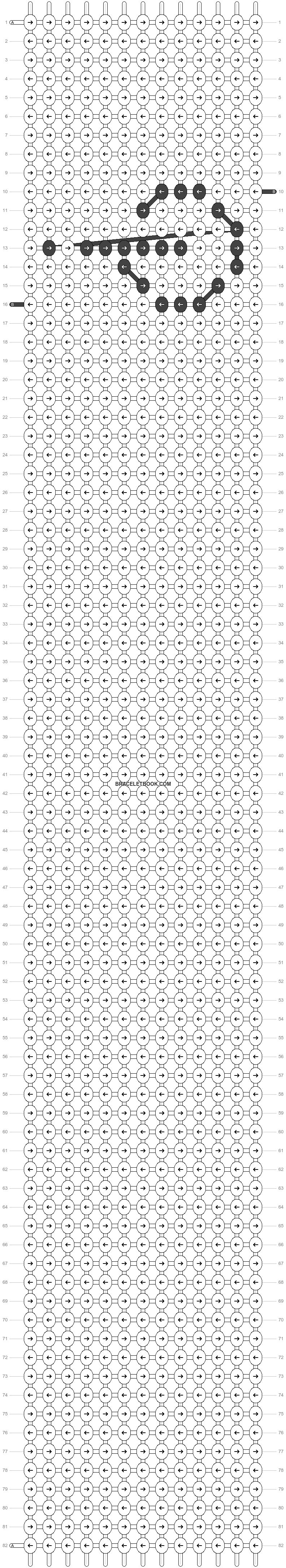 Alpha pattern #14455 variation #141507 pattern