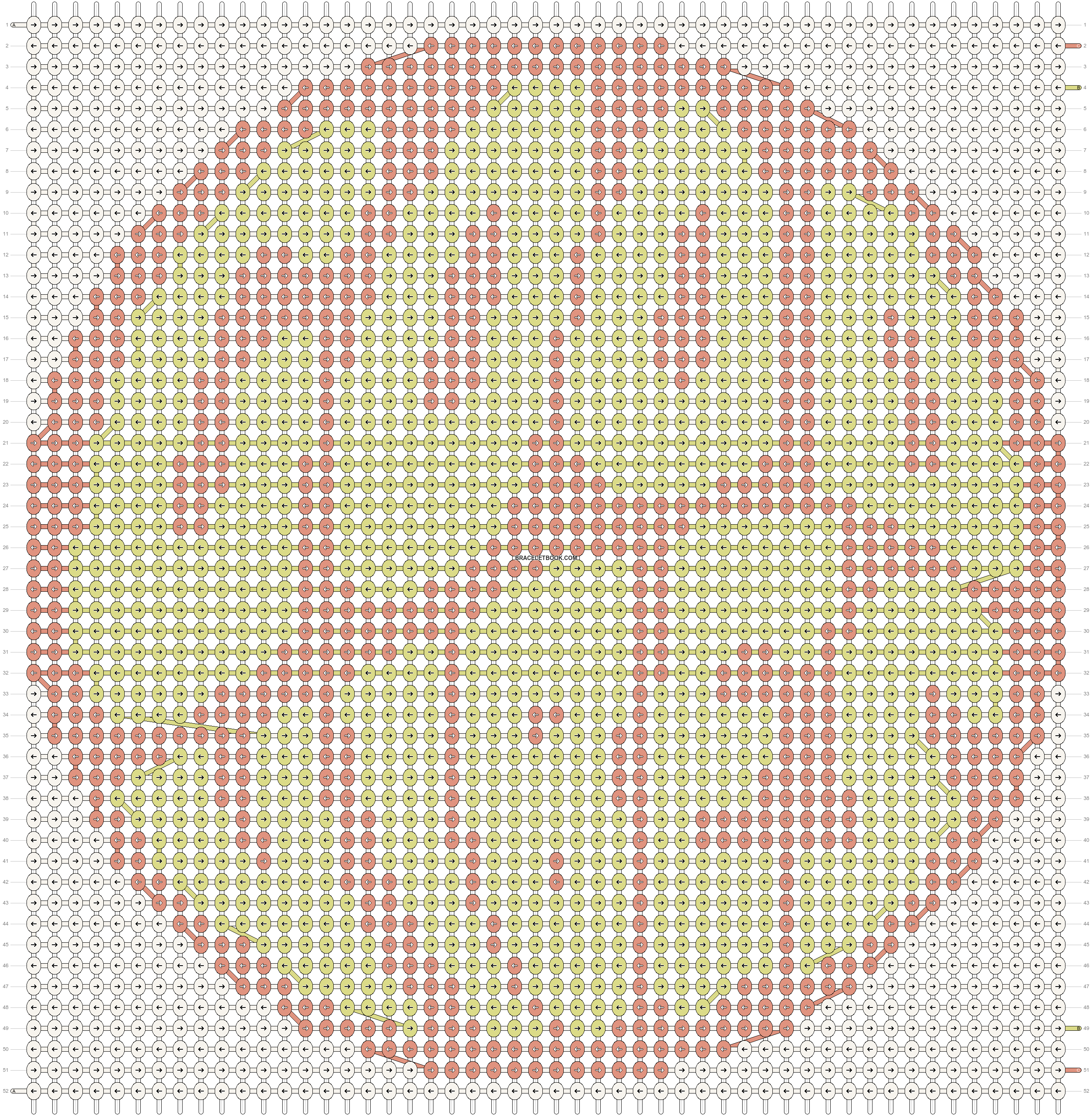 Alpha pattern #71060 variation #142857 pattern